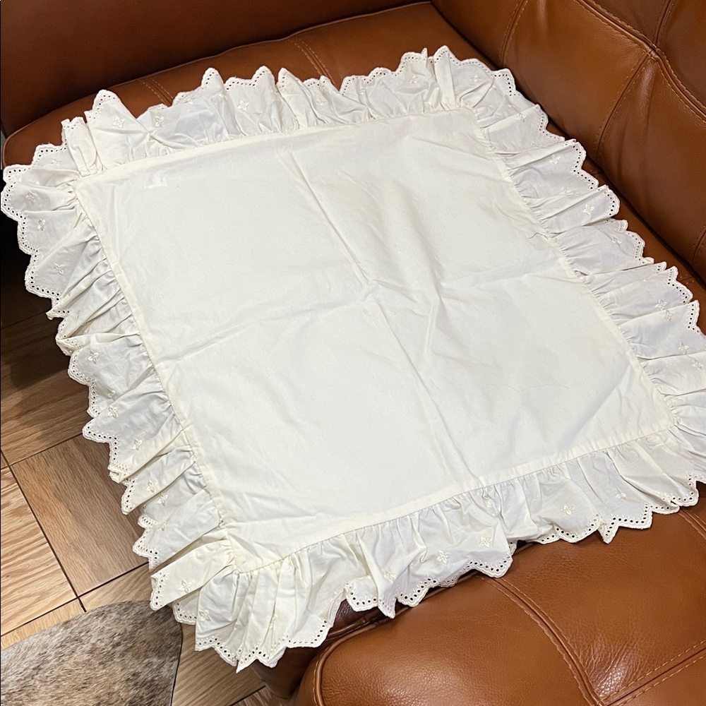 Ralph Lauren home collection Pillow Sham eyelet 
18”x18”